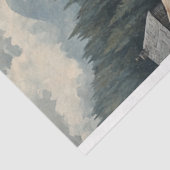 Papier Mousseline Découpage Campagne de vache des Hautes-Terres (Détail)