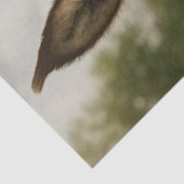 Papier Mousseline Découpage Campagne Donkey Red Grange (Détail)