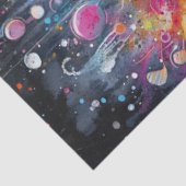 Papier Mousseline Découpage Caractères de bulles de fille lunaire (Détail)