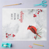 Papier Mousseline Découpage cardinal d'hiver aquarelle (Artisanat)