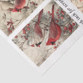 Papier Mousseline Decoupage Cardinal Panels 4x6" & 4 Designs (Détail)