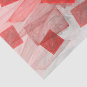 Papier Mousseline Découpage Carré géométrique blanc clair-blanc (Détail)