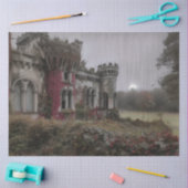 Papier Mousseline Decoupage Castle OF The Whispering Ivy In Ireland (Artisanat)