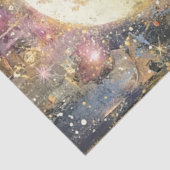 Papier Mousseline Découpage Céleste Dreamlike Singe Couleurs vives (Détail)