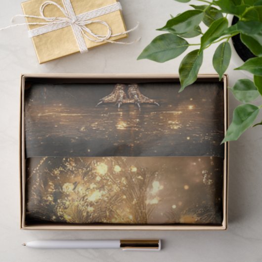 Papier Mousseline Decoupage Celestial Peacock Regal Elegance (Cadeau)