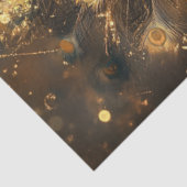 Papier Mousseline Decoupage Celestial Peacock Regal Elegance (Détail)