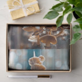 Papier Mousseline Découpage Champignons flottants Surréels Suspendus (Cadeau)