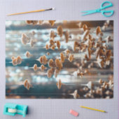 Papier Mousseline Découpage Champignons flottants Surréels Suspendus (Artisanat)