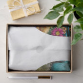 Papier Mousseline Découpage Charme Rustique Ronds de 12" x 8" (Cadeau)