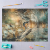 Papier Mousseline Découpage Chasse Mallard Canard Atterrissage (Artisanat)