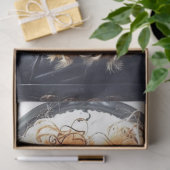 Papier Mousseline Découpage Chat géant Whimsical au Salon (Cadeau)