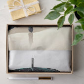 Papier Mousseline Découpage Chat noir en parapluie à talon élevé (Cadeau)