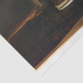 Papier Mousseline Découpage Chat vêtu luxueux (Détail)