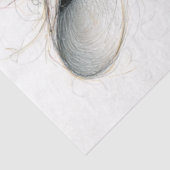 Papier Mousseline Découpage Chat Whimsical à Stiletto Fall (Détail)