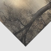 Papier Mousseline Découpage Château forestier enchanté Roumanie (Détail)