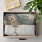 Papier Mousseline Découpage Chats Whimsical & Fleurs De Démarrage Vi (Cadeau)