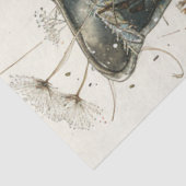 Papier Mousseline Découpage Chats Whimsical & Fleurs De Démarrage Vi (Détail)