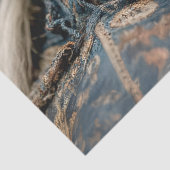 Papier Mousseline Découpage Chef guerrier indien américain (Détail)