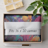 Papier Mousseline Decoupage Cheshire Cat Fits 16x20 Canvas (Cadeau)