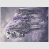 Papier Mousseline Découpage Cheval blanc blanc blanc blanc blanc vio (Recto)