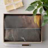 Papier Mousseline Découpage Cheval et tournesol en papier de tissus (Cadeau)