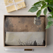 Papier Mousseline Découpage Cheval Jeune Sauvage (Cadeau)