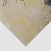 Papier Mousseline Découpage Cheval Jeune Sauvage (Détail)