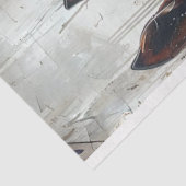 Papier Mousseline Découpage Chevaux de Peinture à Bijoux Artistique (Détail)