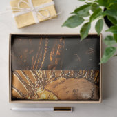 Papier Mousseline Découpage Chien de crâne métallique gothique Spike (Cadeau)