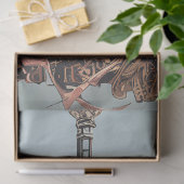 Papier Mousseline Découpage Chien rose Steampunk nommé Pawsworth (Cadeau)