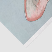 Papier Mousseline Découpage Chien rose Steampunk nommé Pawsworth (Détail)