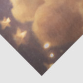 Papier Mousseline Découpage Chiots Whimsical dormant sur les nuages (Détail)