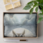 Papier Mousseline Découpage Chouette de coupe d'aquarelle (Cadeau)