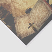 Papier Mousseline Découpage chrétien de Pâques (Détail)