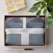 Papier Mousseline Decoupage Christmas Train Winter Scene Ireland (Cadeau)