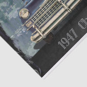 Papier Mousseline Découpage Chrysler de voiture vintage 1947 (Détail)