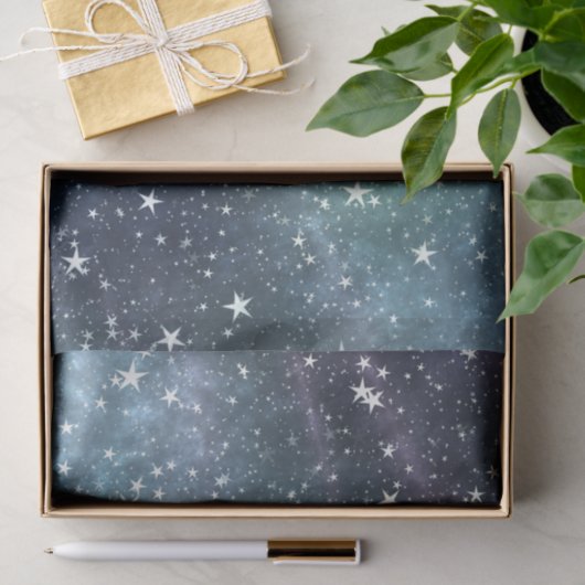 Papier Mousseline Découpage ciel plein étoile (Cadeau)