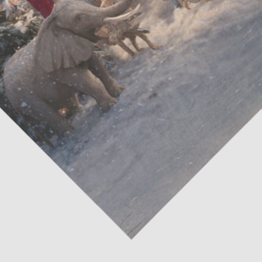 Papier Mousseline Découpage cirque de Noël Whimsical (Détail)