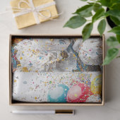 Papier Mousseline Découpage cirque Whimsical Clown Couple Circus (Cadeau)