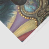 Papier Mousseline Découpage Clown vintage (Détail)