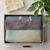 Papier Mousseline Découpage Cockatoos Whimsical Vibrant de couleur (Cadeau)