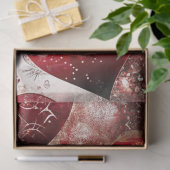 Papier Mousseline Découpage Coeurs rouges roses vifs pour la Saint-V (Cadeau)