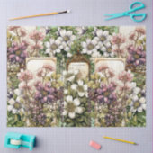 Papier Mousseline Découpage Collage Floral vintage (Artisanat)