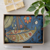 Papier Mousseline Découpage colorée d'oiseaux (Cadeau)