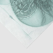 Papier Mousseline Découpage Conception de portrait Monochromatique C (Détail)