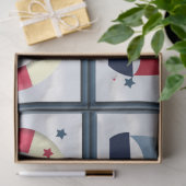 Papier Mousseline Découpage Conception nautique (Cadeau)