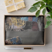 Papier Mousseline Découpage Confort Abstrait Leopard tendance (Cadeau)