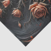 Papier Mousseline Decoupage - Constellation de roses - (Détail)
