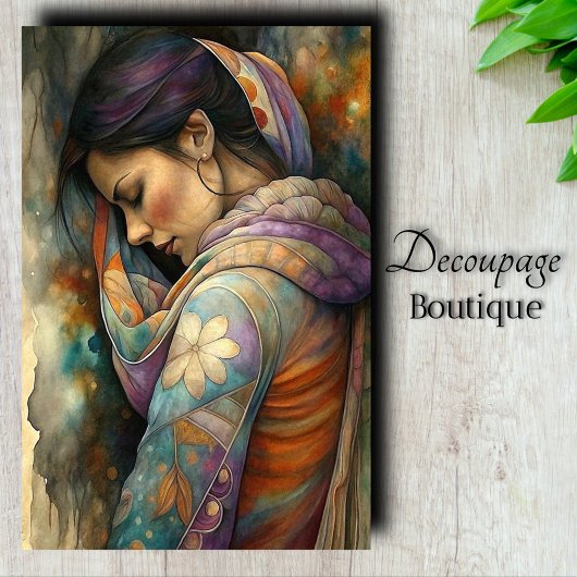 Papier Mousseline Découpage Contemplation Sacrée