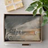 Papier Mousseline Découpage Corbeau gothique Haunted Mansion Foggy (Cadeau)